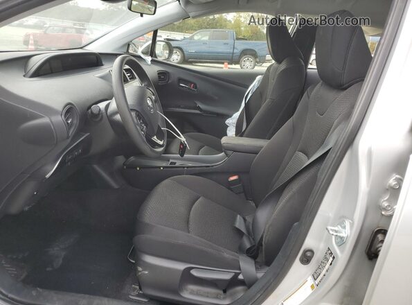 JTDKARFU2L3124830 2020 TOYOTA PRIUS Серебряный Вид салона спереди