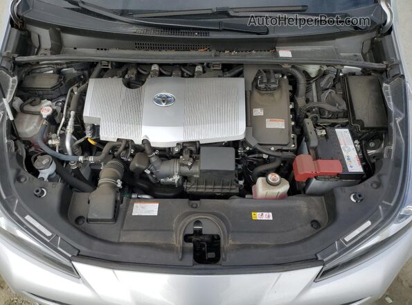 JTDKARFU2L3124830 2020 TOYOTA PRIUS Серебряный Вид задней части салона