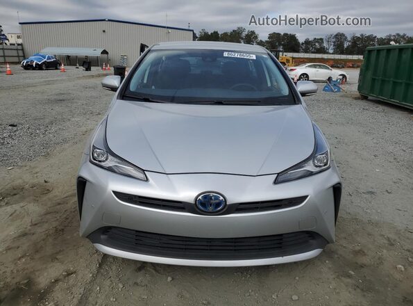 JTDKARFU2L3124830 2020 TOYOTA PRIUS Серебряный Вид спереди