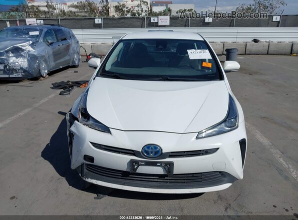 JTDKARFU4L3124540 2020 TOYOTA LE White Vista del cuadro de instrumentos