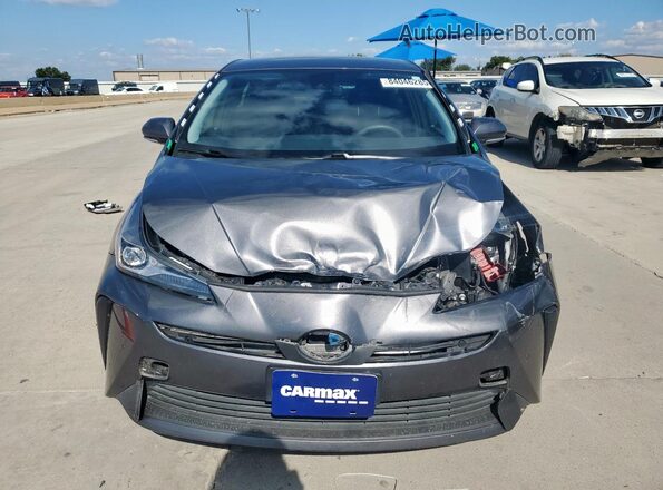 JTDKARFU5L3116303 2020 TOYOTA PRIUS Gray წინა ხედი