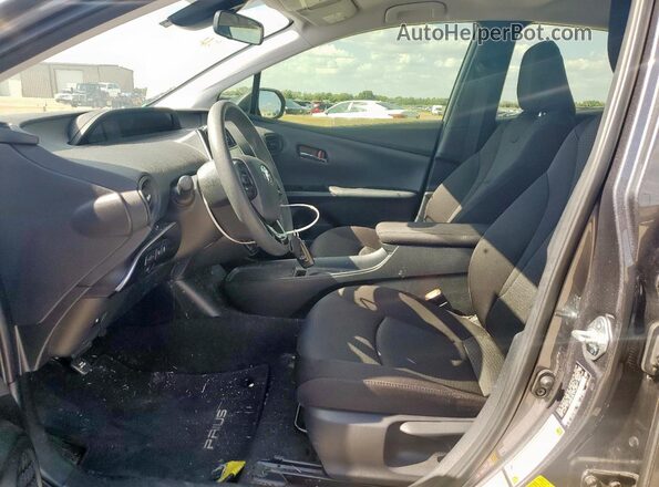 JTDKARFU5L3116303 2020 TOYOTA PRIUS Gray წინა სალონის ხედი