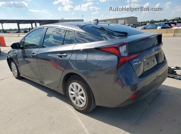 JTDKARFU5L3116303 2020 TOYOTA PRIUS Gray უკანა მარცხენა