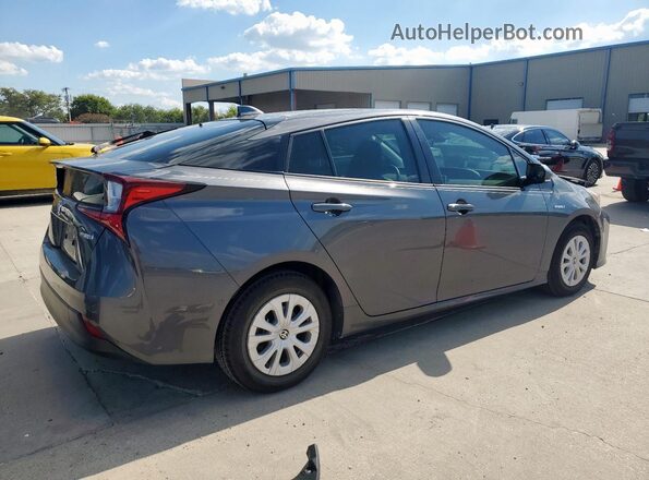 JTDKARFU5L3116303 2020 TOYOTA PRIUS Gray უკანა მარჯვენა