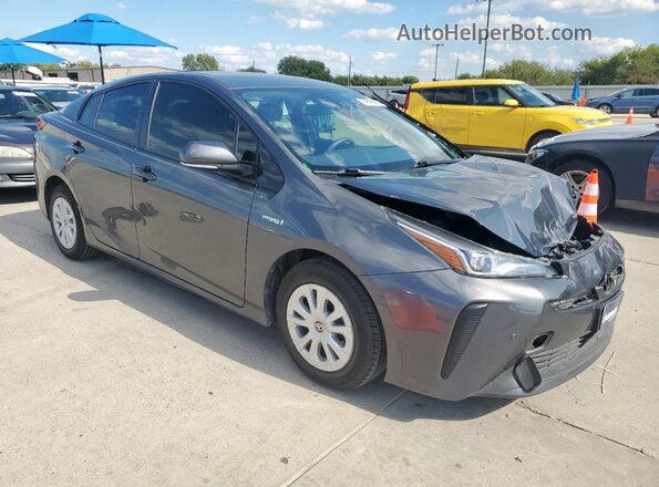 JTDKARFU5L3116303 2020 TOYOTA PRIUS Gray წინა მარჯვენა