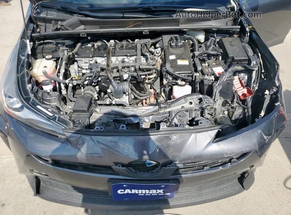 JTDKARFU5L3116303 2020 TOYOTA PRIUS Gray უკანა სალონის ხედი
