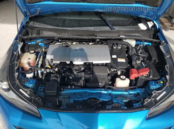 JTDKARFU9L3107135 2020 TOYOTA PRIUS Blue 
