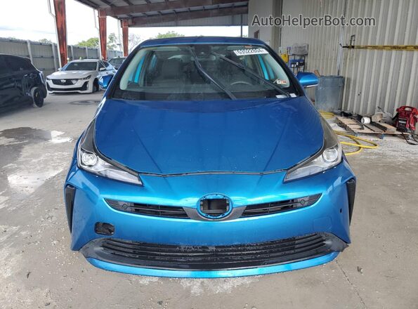 JTDKARFU9L3107135 2020 TOYOTA PRIUS Blue 