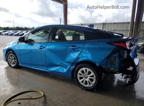 JTDKARFU9L3107135 2020 TOYOTA PRIUS Blue 