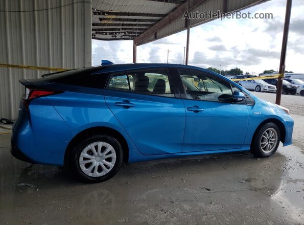 JTDKARFU9L3107135 2020 TOYOTA PRIUS Blue 