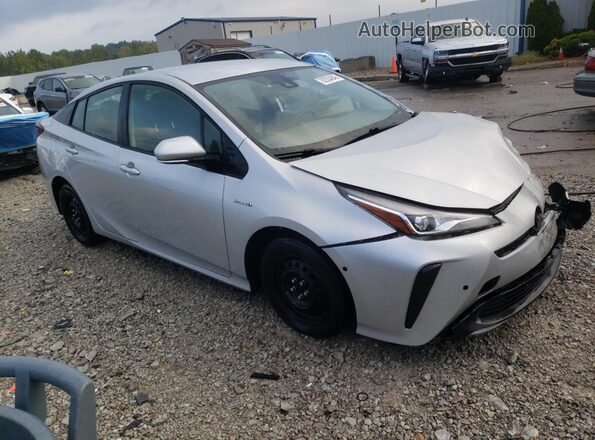 JTDKARFUXL3124591 2020 TOYOTA PRIUS Silver Przód prawy
