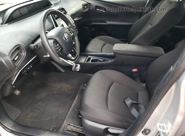 JTDKARFUXL3124591 2020 TOYOTA PRIUS Silver Widok wnętrza z przodu