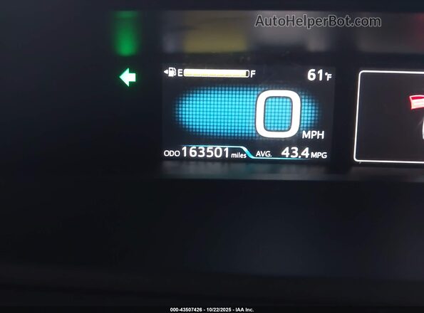 JTDKBRFU6G3017332 2016 TOYOTA PRIUS Silver 