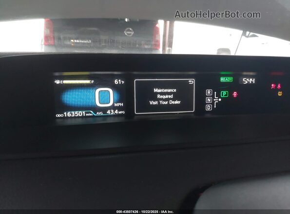 JTDKBRFU6G3017332 2016 TOYOTA PRIUS Silver 