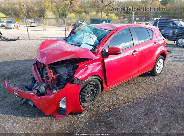 JTDKDTB37G1136880 2016 TOYOTA PRIUS C Red Передня ліва чверть