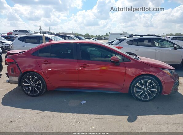 JTDS4RCE0LJ032079 2020 TOYOTA LL Red Սալոնի հետևի տեսք