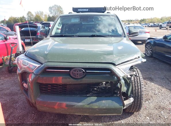 JTEBU5JR9M5862337 2021 TOYOTA 4RUNNER Green Widok zestawu wskaźników