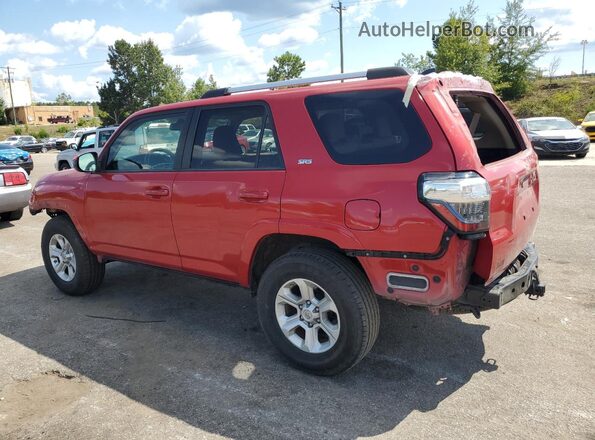 JTEEU5JR1M5236780 2021 TOYOTA 4RUNNER Бордовый 
