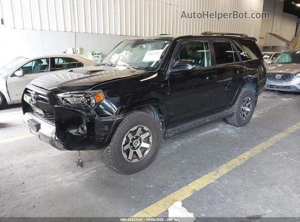 JTERU5JR5N6007404 2022 TOYOTA 4RUNNER Black Vista tres cuartos delantera izquierda