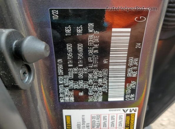 JTESU5JR0P6108550 2023 TOYOTA 4RUNNER Charcoal 