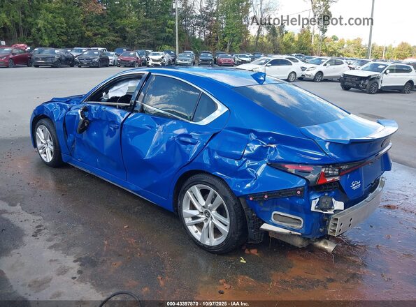 JTHAA1D25M5117826 2021 LEXUS IS 300 Синий Задняя левая четверть
