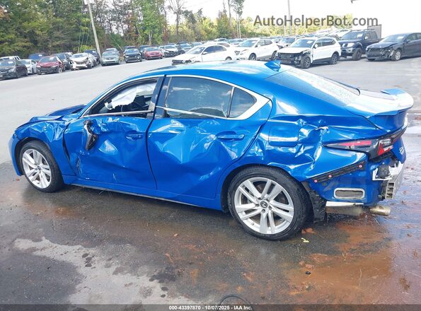 JTHAA1D25M5117826 2021 LEXUS IS 300 Синий Вид задней части салона