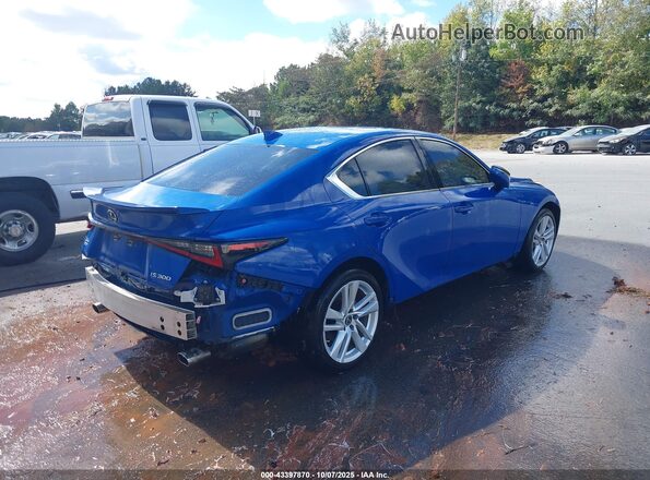 JTHAA1D25M5117826 2021 LEXUS IS 300 Синий Задняя правая четверть