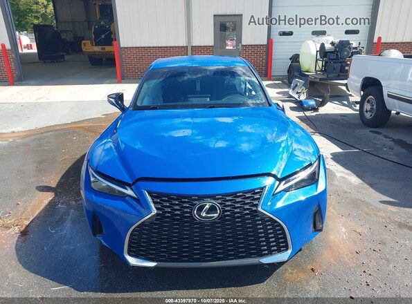 JTHAA1D25M5117826 2021 LEXUS IS 300 Синий Вид панели приборов