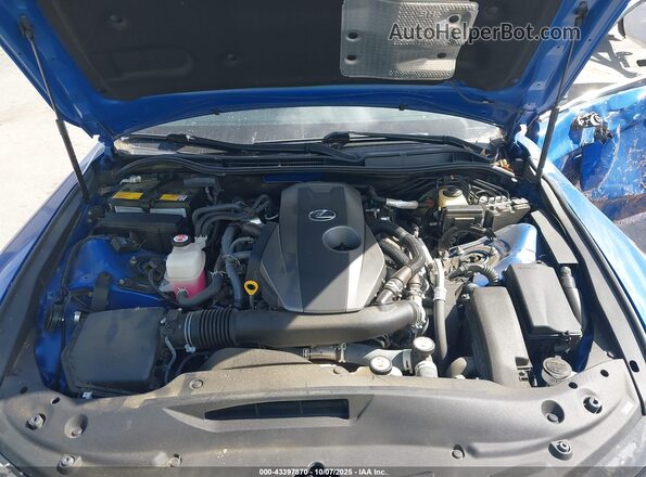 JTHAA1D25M5117826 2021 LEXUS IS 300 Синий Вид сзади