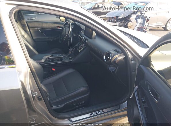 JTHAA1D26M5110237 2021 LEXUS IS 300 Серый Вид салона спереди