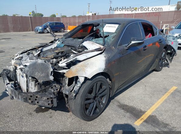 JTHAA1D27M5113700 2021 LEXUS IS 300 Черный Передняя левая четверть