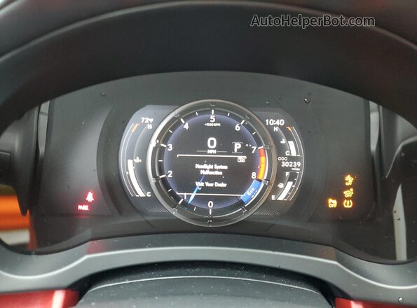 JTHAP1D2XP5003226 2023 LEXUS IS Белый Вид щитка приборов