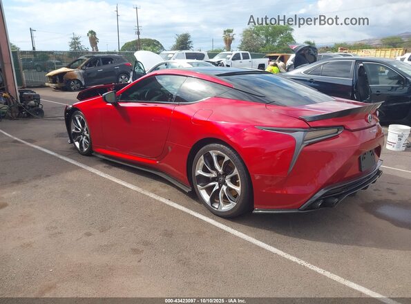 JTHAP5AY2MA101170 2021 LEXUS LC 500 Red Հետևի ձախ