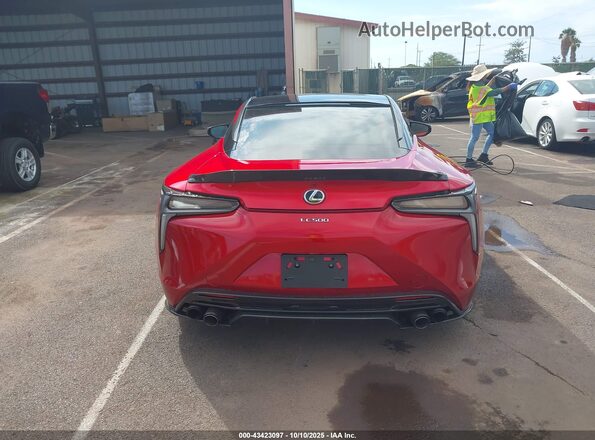 JTHAP5AY2MA101170 2021 LEXUS LC 500 Red 