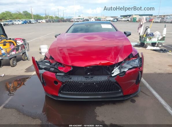 JTHAP5AY2MA101170 2021 LEXUS LC 500 Red Սարքավորումների վահանակի տեսք