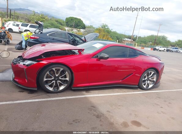 JTHAP5AY2MA101170 2021 LEXUS LC 500 Red Սալոնի 360 աստիճան տեսք