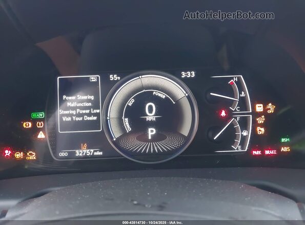 JTHB21B13K2027326 2019 LEXUS ES 300H Silver უკანა სავარძლების ხედი