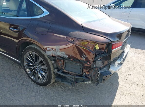 JTHB51FF6J5005539 2018 LEXUS LS 500 Коричневый Вид спереди