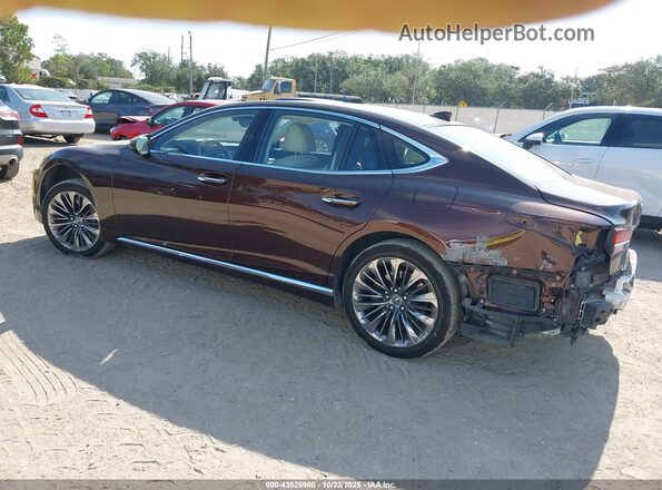 JTHB51FF6J5005539 2018 LEXUS LS 500 Коричневый Задняя левая четверть