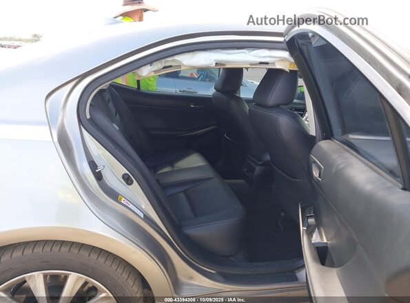 JTHBA1D21G5001550 2016 LEXUS IS 200T Silver Widok naklejki z numerem VIN