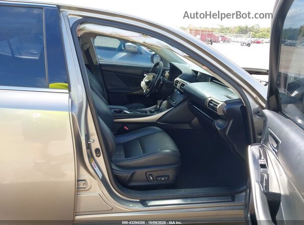 JTHBA1D21G5001550 2016 LEXUS IS 200T Silver Widok wnętrza z przodu