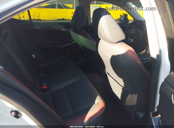 JTHBA1D22H5047468 2017 LEXUS IS 200T White Widok naklejki z numerem VIN