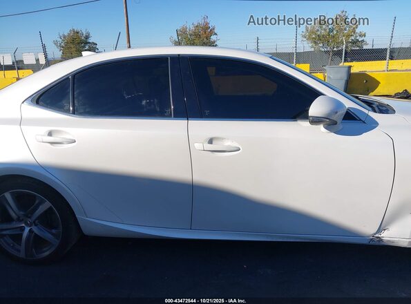 JTHBA1D22H5047468 2017 LEXUS IS 200T White Widok wnętrza 360 stopni