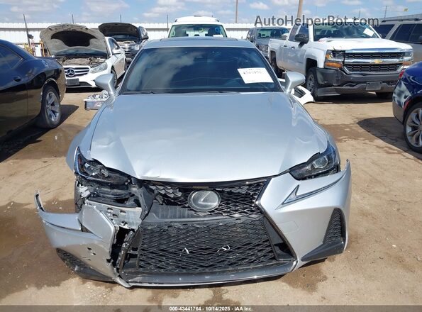 JTHBA1D22J5069508 2018 LEXUS IS 300 Silver წინა პანელის ხედი