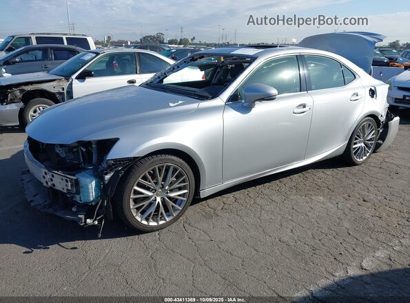 JTHBA1D24H5060464 2017 LEXUS IS 200T Silver Передня ліва чверть