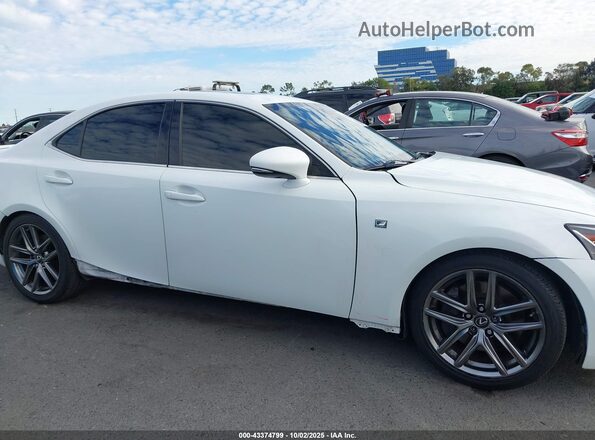 JTHBA1D25H5056911 2017 LEXUS IS 200T White Սարքավորումների վահանակի տեսք