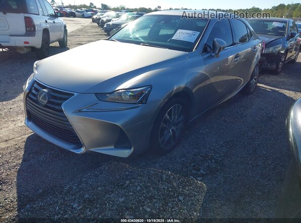 JTHBA1D25J5068594 2018 LEXUS IS 300 Silver Vista tres cuartos delantera izquierda