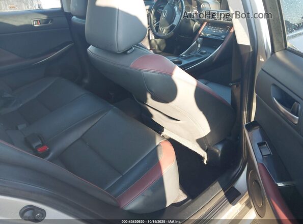 JTHBA1D25J5068594 2018 LEXUS IS 300 Silver Vista de la etiqueta del VIN
