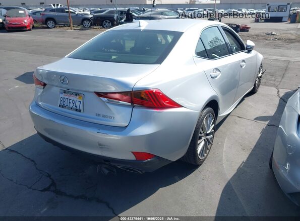 JTHBA1D28H5060533 2017 LEXUS IS 200T Silver უკანა მარჯვენა