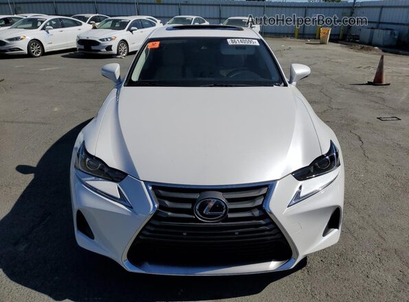 JTHBA1D28K5089361 2019 LEXUS IS White Front view